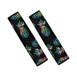 GIFTPUZZ Funky Pineapple Seat Belt Covers Womens Auto Interior Car Accessories Seatbelt Shoulder Pad