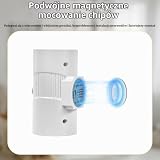 AUAUY Ladowalna Lampa ścienna z Czujnikiem Ruchu, 3 Kolors Lampa ścienna LED do Wnętrz Zasilanie Bateryjne, Tryby Włączania i Automatycznego, 4 Poziomy Regulacji Jasności, do Korytarza, Salonu, Schody