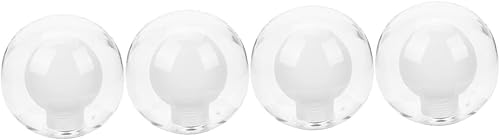 Miniatura 1 de Zerodeko 4 piezas de vidrio Beanstalk pantalla de lámpara para lámparas de pie, ventilador de techo, lámpara de araña, decoración de farol, pantalla
