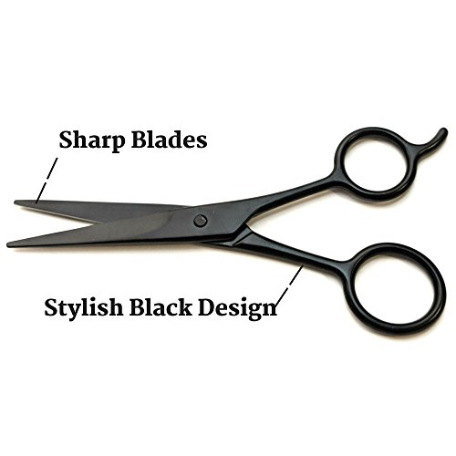 Travers Brands Beard Grooming Kit for Men, Beard & Mustache Growth Grooming & Trimming Gift Set, Black Boar Bristle Beard Brush, Red Sandalwood Beard Comb, Black Trimming Scissors for Styling