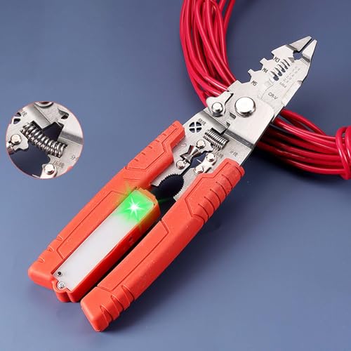 Dénudeur de câble multifonction avec testeur et sertissage