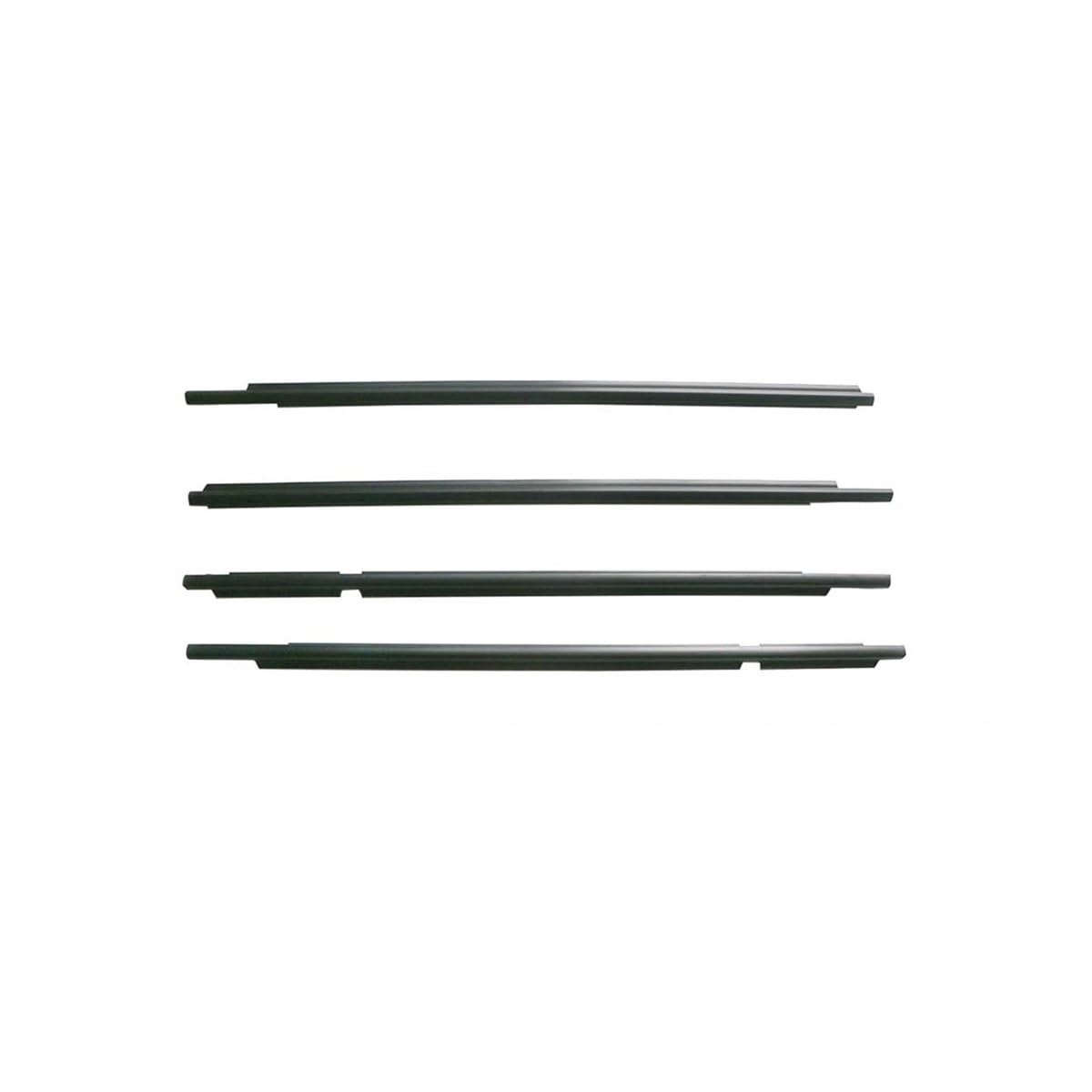 Sealing Strip 4PCS Car Outer Windows Rubber Weatherstrip for Lexus for GX470 2003 2004 2005 2006 2007 2008 2009
