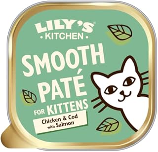 Lily's Kitchen Smooth Paté with Chicken & Cod for Kittens - Complete Wet Kitten Food 19 x 85g