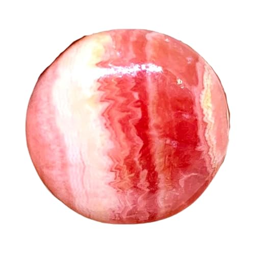 Rhodochrosite naturelle ronde 20mm cabochon de gemme rose pour création bijoux