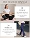 Sweetyweee 3 Pack Women's Maternity Pants Over The Belly Pregnancy Pants Comfy Bootcut Pregnant Sweatpants with Pockets(Black, Dark Heather Gray, Dark Blue,XX-Large)
