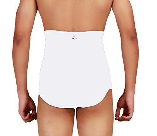 Image of MIZUNA Men's Microfiber Waist Cincher Body Shaper Seamless Tummy Tucker Panty Shapewear Waist Slimming Shaper Briefs
