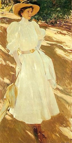 Affiche toile Sorolla Maria in La Granja pour remplacer un cadre vide 60x90