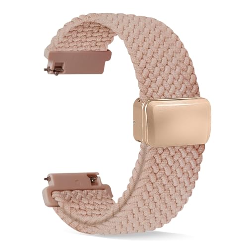 Correas de reloj de nailon trenzado de 20 mm y 22 mm para hombre y mujer
