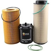 2277129 Fuel Water Separator Filter 1922496 Oil Filter 1948921 Oil Filter Replace 1852006PE 2133096 1872106 P550952 P550812 LF16233 Compatible with Paccar MX11 MX13 EPA13 Peterbilt DAF Kenworth Truck