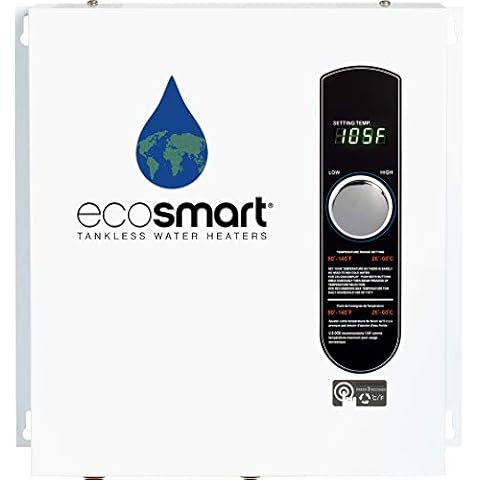 EcoSmart ECO 27 Tankless Water Heater, Electric, 27-kW - Quantity 1, 17 x 17 x 3.5 Cover