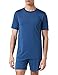Produktbild Schiesser Herren 176699 Schlafanzug kurz Pyjamaset, Mittelblau, 52
