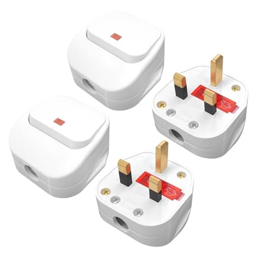 Heavy Duty UK 3 Pin Plug with Switch