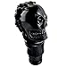 Lunsom Skull Shifter Knob Hand Bone Resin Car Transmission Shifter Stick Handle Head Fit Universal Automatic Manual Vehicle (Black)