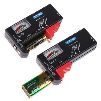 Universal Battery Test Checker for AA AAA C D 9V 1.5V Button Coin Cell Battery Capacity Tester - BT-168