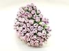 PLFlower Set of 100 Tiny Sweet Lilac Rose Buds Mulberry Paper Flower Rose1 Craft Handmade Wedding Size 0.15" Very Small Scrapbook for so Many Card Craft Projects #1