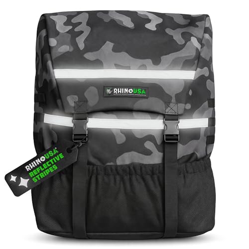 Rhino USA Spare Tire Trash Bag - Ultimate Car Storage Solution For Overlanding Accesories Firewood Water Camping Essentials and More! - Camo