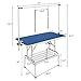 Bonnlo Pet Grooming Table, Portable Dog Grooming Table with Arm Noose & Mesh Tray, Adjustable Foldable Pet Groom Table Stand for Dog Cat, Maximum Capacity Up to 330 LBS (45in)