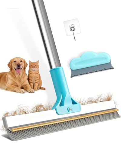 Pawbena Carpet Rake for Pet Hair Removal, Upgraded Reusable Carpet