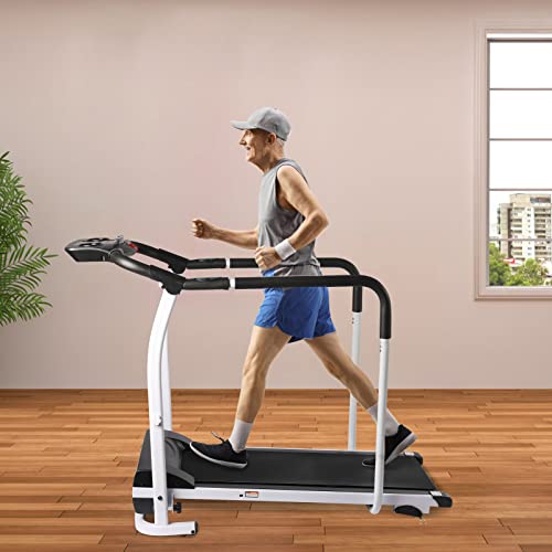 Caminadora plegable con motor 2 hp y manija larga miniatura 5