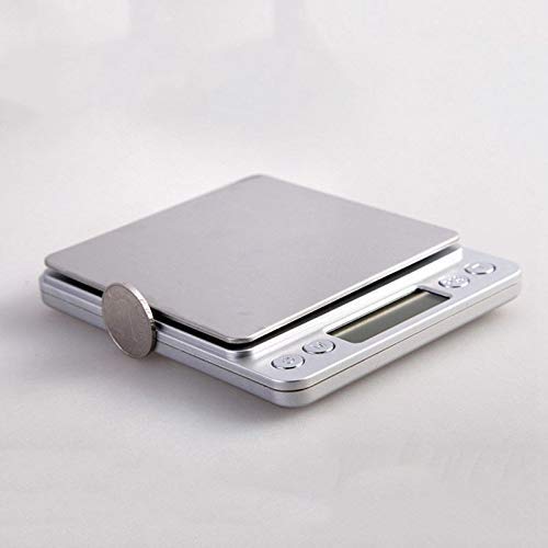Báscula electrónica portátil de bolsillo LCD miniatura 4