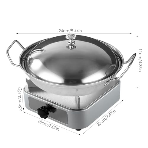 Kit réchaud à alcool avec pot pour éliminer le poids du gaz