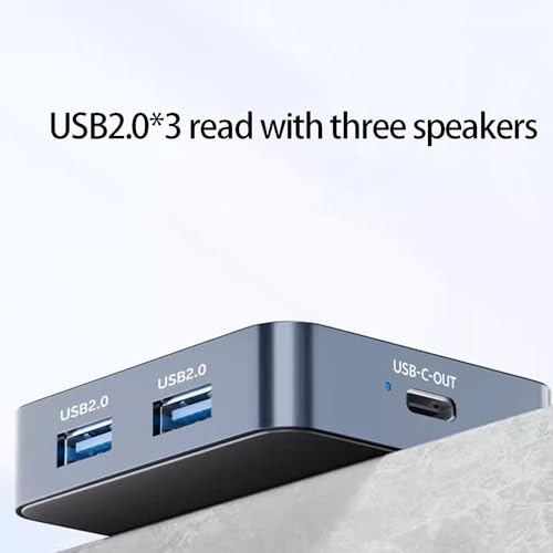Adaptador USB C a Aluminio con color de 10 bits y DSC para procesador 4K 120Hz 5