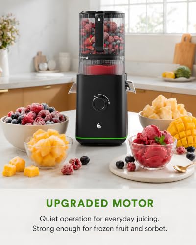 Image of AMZCHEF Juicer Machines, 6.5 inch Wide Juice Press Fits Whole Fruits, Nut Milk