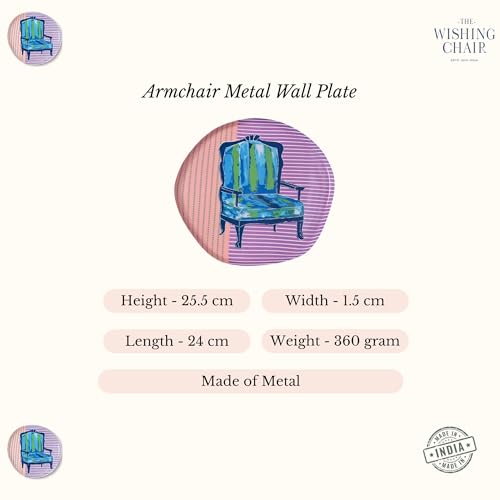 Image of The Wishing Chair Armchair Metal Wall Plate