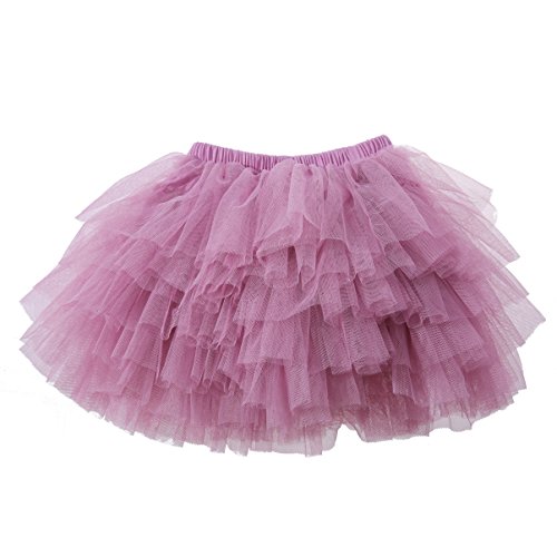 Image of Tutu Skirt for Baby Girl Toddler 6 Layered Tulle Skirts 1-8T