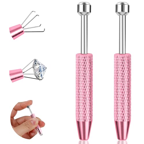 ONESING 2PCS Piercing Ball Grabber Tool for Changing Jewelry, Stianless Steel Flat Back Earring...