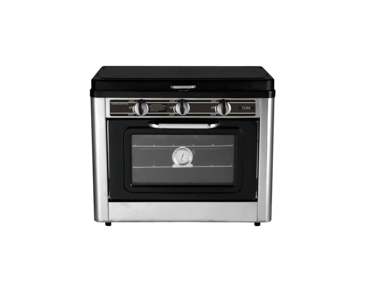 Combiné four / réchaud 2 feux de camping - INCASA - 016463