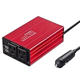 300W Power Inverter Modified Sine Wave Converter for Home Car RV with AC Outlets Converter DC 12V in...