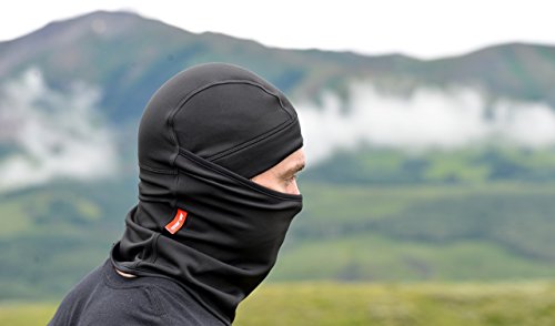Mountain Made Balaclava Thermal Polyester Fleece Face Mask, Black, One Size #TOP5