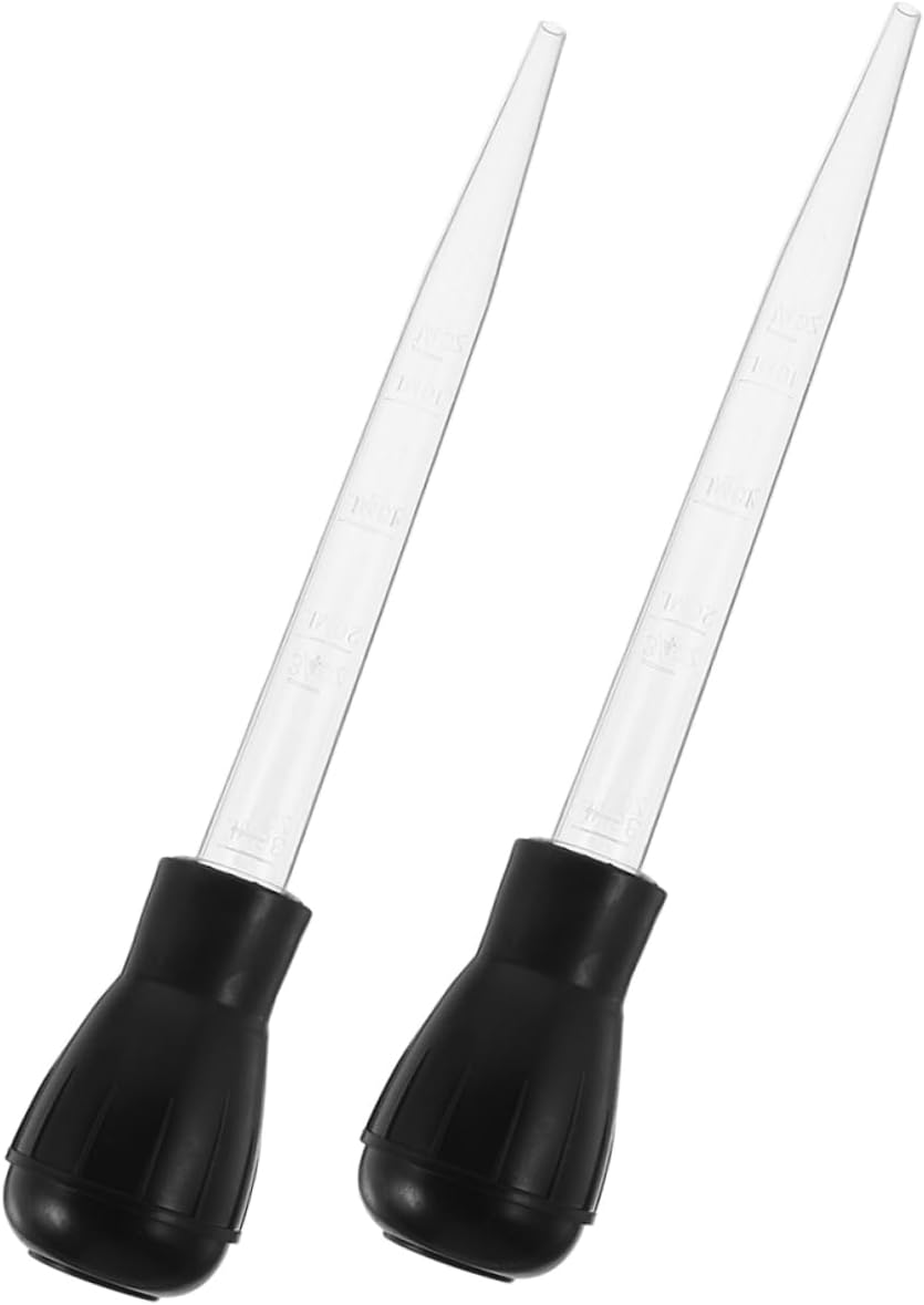 2pcs Turkey Injector and Baster Meat Injection Tool for Flavoring Cooking Baster for Bbq Grilling and Kitchen Use Essential Culinary Accessory