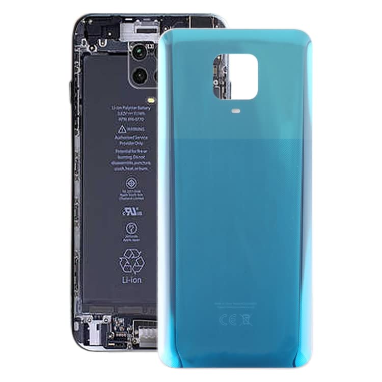 Mobile Phone Replacement Back Cover for para Xiaomi Redmi Note 9 Pro OEM Glass Battery Back Cover(Green) Repair part