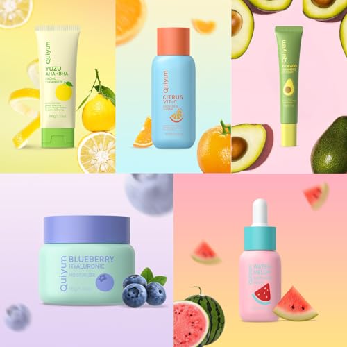 Quiyum Fruit Skincare Set, Fac...