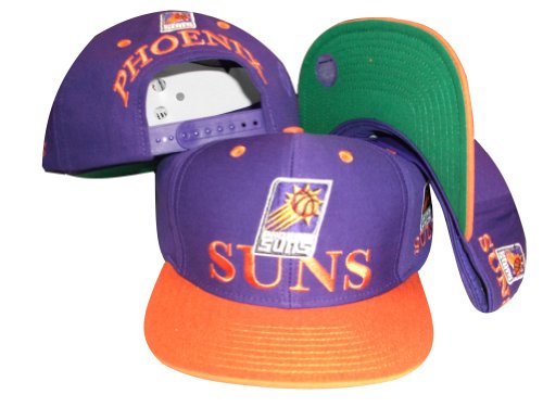 Gorra Snapback Ajustable Dos Tonos Morado/Naranja miniatura 1