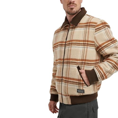 Image of Levi's Men's Mixed Media Western Plaid Bomber Jacket