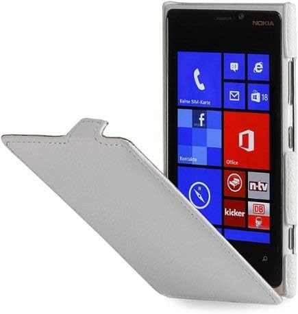 StilGut UltraSlim, Genuine Leather Case for Nokia Lumia 920, White