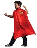 rote superman Umhang Generique - Superman-Umhang Superhelden-Accessoire für Kinder rot-gelb