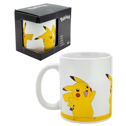CARTOON Tasse en céramique Pikachu Pokemon modèle Mug 325 ml tasse de petit-déjeuner pour enfants