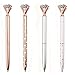 LONGKEY Set of 12 Diamond Pens – Elegant Crystal Topped Writing Instruments for Gifting, Office, and Special Occasions