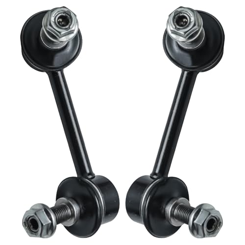 Image of Detroit Axle - Rear 4pc Shock Absorbers Kit for 03-07 Nissan Murano, 2 Shock Absorbers 2 Stabilizer Sway Bar End Links 2003 2004 2005 2006 2007 Replacement