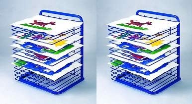 Marvel Education Economy Drying Rack, 25 x 20-3/4 x 17 Inches, Blue (2-(Pack))