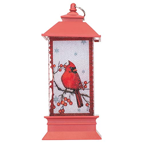 Roman Cardinal In Lantern 6.25 Inch Acrylic Swivel Plug Bubble Night Light #TOP10