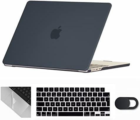 Se7enline Compatible with MacBook Pro 16 inch Case Hard Shell Cover for 2023 2022 2021 Mac Pro 16-inch New A2991 A2780 A2485 M3 M2 M1 Pro/Max & Keyboard Skin & Touchpad Protector & Webcam Cover, Black