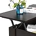 ZENY Lift Top Coffee Table with Hidden Compartment and Storage Shelves Modern Furniture for Home, Living Room, Décor