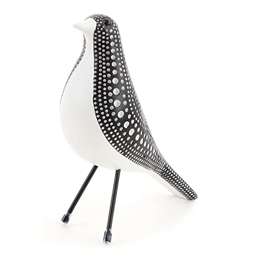 Friygardcn Cute Bird Figurine Décor Small Animal Statues Home Décor Gift For Bird Lovers Polka-Dot Art Bird Accents Living Room, Office, Shelf #TOP17