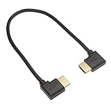 KAUMO HDMIケーブル L型 30cm 左向き/右向き オス/オス ハイスピード 2K 4K 3D HIGH SPEED イーサーネット対応 金めっき端子