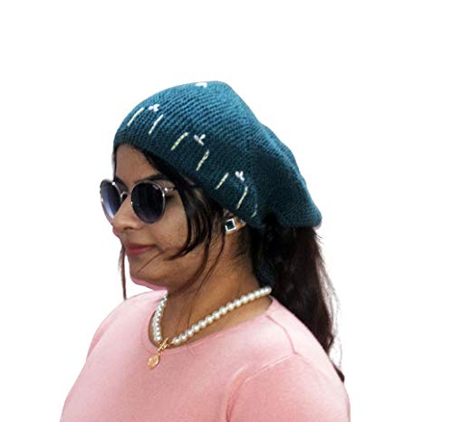 Buy Modern Wool Knitted Cap/Scarf For 